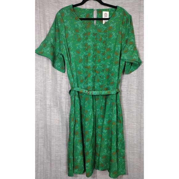 COPY - Disney Parks Orange Bird Green Belted Dress Size Large NWT! - Picture 5 of 14